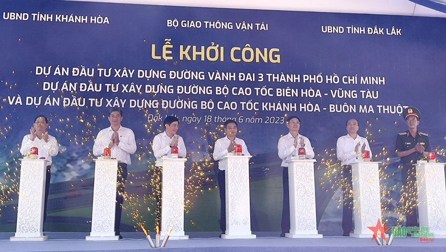 Khởi công Dự án đầu tư xây dựng đường bộ cao tốc Khánh Hòa - Buôn Ma Thuột giai đoạn 1
